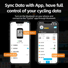Load image into Gallery viewer, ROCKBROS  Bicycle Computer GPS 5.0 ANT Bluetooth Waterproof Wireless Cyclocomputer Speedometer Bike Stopwatch Bike Accessories

