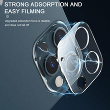 Load image into Gallery viewer, 3D HD Back Camera Lens For iPhone 14 Pro Max Plus 13 12 11 Mini Protective Glass Screen Protector On IPhone 14Pro 13Pro 9H Tempered Glass Not Affect Night Shot Camera Lens Protector For iPhone
