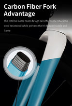 Load image into Gallery viewer, SAVA 2025NEW HAWKEYE SLR7 Carbon Fiber Road Bike with Shimano 105 DI2 R7170 Component Hydraulic Discs, Complete Adult Racing Set
