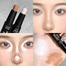 Load image into Gallery viewer, Double Ended Dual Purpose High Light Trimming Stick Three Dimensional Contour Nose Shadow Facial Shape Brighten and Trim
