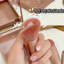 Load image into Gallery viewer, 5Pcs Portable Makeup Brush Set With Mirror -  Foldable Travel Kit ，Mini Makeup Brush Set Travel Makeup Brush Set
