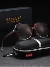 Load image into Gallery viewer, BARCUR Oversized Square Polarized Sunglasses for Women – Fashion Gradient Lens Summer Eyewear with UV400 Protection – Lightweight PC Comfortable Frame Trendy Street Style Shades for Summer Shopping Beach &amp; Travel
