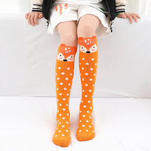 Load image into Gallery viewer, Colorful Embroidered Knee High Socks for Girls
