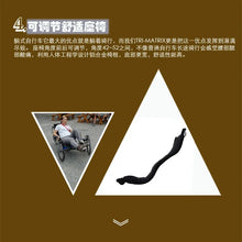 Load image into Gallery viewer, Lying on a tricycle, 3 shifting disc brakes, folding on a recumbent bike, casual commuting, riding a recumbent bicycle
