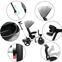 Load image into Gallery viewer, Ubravoo Baby Stroller Tricycle Ride Bike , 5-in-1, Adjustable Canopy, Sitting &amp; Lying,Celerity Disassembly &amp; Assembly,1-5 Years
