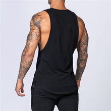 Load image into Gallery viewer, Men's Gym Clothing Summer Fitness Cotton Tank Top Men Jogging Bodybuilding Sleeveless Shirt Breathable O-Neck Casual Muscle Vest
