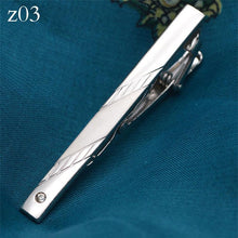 Load image into Gallery viewer, New Metal Silver Color Tie Clip For Men Wedding Necktie Tie Clasp Clip Tie Clips for Men Tie Bar Clip  Regular Ties Necktie Wedding Business Tie Pin Clips Gentleman Ties Bar Elegant Men's Accessories
