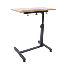 Load image into Gallery viewer, Adjustable Height Laptop Desk Rolling Cart Table Stand Movable Computer Table Sofa Side Tables
