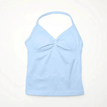 Load image into Gallery viewer, NCLAGEN Impact Longline Strappy Top Sports Yoga Vest Women's Fitness Tank Top Gym Beautiful Open Back Bra Running Workout Halter
