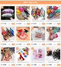 Load image into Gallery viewer, 20/50pcs Kids Elastic Hair Bands Girls Sweets Scrunchie Rubber Band for Children Hair Ties Clips Headband Baby Hair Accessories
