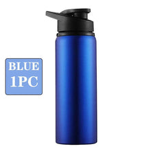 Load image into Gallery viewer, Portable Water Bottle Bicycle Riding Drinking Water Bottle Outdoor Sport Travel Mug Metal Stainless Steel Bottle
