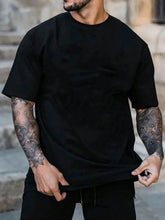 Load image into Gallery viewer, Cotton T Shirts men Five Half Sleeve Women Summer T-shirt Loose Short-sleeved Casual Basic Shirt O Neck Solid Color Oversize
