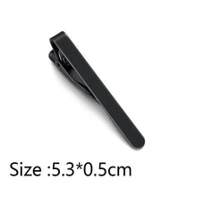 Load image into Gallery viewer, Simple Tie Clip Men Metal Copper Necktie Bar Clip Gold Silver Black 3 Bright Colors Best Gifts For Your Father Lover And Friends  Simple Classic Bar Clasp Practical Necktie Accessories Fashion Men Tie Clips Luxury Clothing Jewelry
