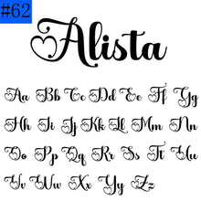 Load image into Gallery viewer, Custom Name Bangle for Women Stainless Steel Personalized Letter Adjustable Big Bangle Jewelry Girlfriend Gift Pulseira Feminina
