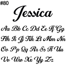 Load image into Gallery viewer, Custom Name Bangle for Women Stainless Steel Personalized Letter Adjustable Big Bangle Jewelry Girlfriend Gift Pulseira Feminina
