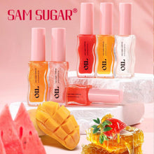 Load image into Gallery viewer, Fruit Honey Essence Lip Oil Strawberry Tinted Waterproof Moisturizing Lip Gloss 8ML

