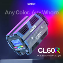 Load image into Gallery viewer, COLBOR CL60R LED Photography Light - Portable &amp; RGB
