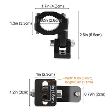 Load image into Gallery viewer, Motorcycle Crash Bars Foglights Mounting Bracket Motorbike Highway Bar Driving Light Mount Crash Bars Spotlight Mount Clamp
