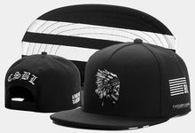 Load image into Gallery viewer, Skull Hand Snapback Hat – Flat Bill Adjustable Baseball Cap

