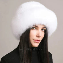 Load image into Gallery viewer, Women’s Faux Fur Knit Beanie
