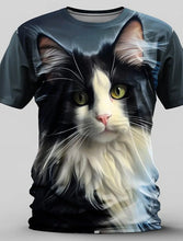 Load image into Gallery viewer, 🦁  3D Animal Print Funny T-Shirt – Bold Summer Streetwear

