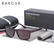 Load image into Gallery viewer, BARCUR Sports Polarized Sunglasses for Men Lightweight TR90 Square Fishing &amp; Travel Eyewear UV400 Protection Men Accessory
