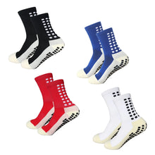 Load image into Gallery viewer, 4 Pack Men s Anti Slip Soccer Socks
