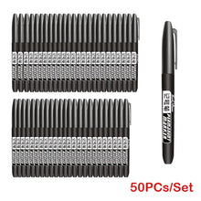 Load image into Gallery viewer, 6PCs/Set Permanent Marker Pen Fine Point Waterproof Markers Thin Nib Crude Nib Black Blue Red Ink 1.5mm Fine Color Marker Pens
