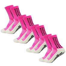 Load image into Gallery viewer, 4 Pack Men s Anti Slip Soccer Socks

