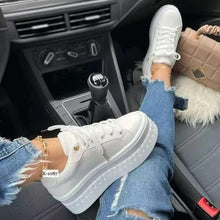 Load image into Gallery viewer, Casual Platform Women's Shoes Flat Womens Sneakers
