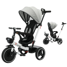 Load image into Gallery viewer, Ubravoo Baby Stroller Tricycle Ride Bike , 5-in-1, Adjustable Canopy, Sitting &amp; Lying,Celerity Disassembly &amp; Assembly,1-5 Years
