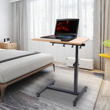 Load image into Gallery viewer, Adjustable Height Laptop Desk Rolling Cart Table Stand Movable Computer Table Sofa Side Tables
