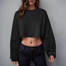 Load image into Gallery viewer, 🧘‍♀️ Women’s Long Sleeve Loose-Fit Crop Top

