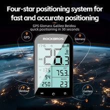 Load image into Gallery viewer, ROCKBROS  Bicycle Computer GPS 5.0 ANT Bluetooth Waterproof Wireless Cyclocomputer Speedometer Bike Stopwatch Bike Accessories
