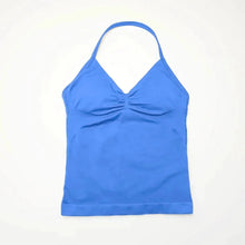 Load image into Gallery viewer, NCLAGEN Impact Longline Strappy Top Sports Yoga Vest Women's Fitness Tank Top Gym Beautiful Open Back Bra Running Workout Halter
