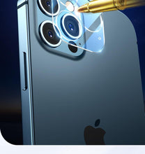 Load image into Gallery viewer, 4Pcs Full Cover Protective Glass for Iphone 14 11 12 13 Pro XS Max Camera Protector for Iphone X 11pro Max 12 13 Mini Lens films Glass  Camera Lens Protector For iPhone
