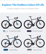 Load image into Gallery viewer, SAVA 2025NEW HAWKEYE SLR7 Carbon Fiber Road Bike with Shimano 105 DI2 R7170 Component Hydraulic Discs, Complete Adult Racing Set
