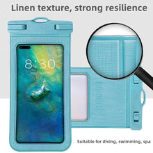 Load image into Gallery viewer, Waterproof Phone Case Pouch Protector For iPhone Cell Phone Cover Underwater Case Universal Water Proof Bag Waterproof Case Cellphone Pouch for iPhone 13 Pro Max Case &amp; Strap
