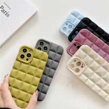 Load image into Gallery viewer, Unique Phone Case For iPhone 14 Pro 13 12 11 Pro Fashion 3D Soft Silicon Shockproof For iPhone 14 Case Bubble Case Cute Full Body Shape Soft Silicone Slim Cushioned Beautiful Elegant Case For Women
