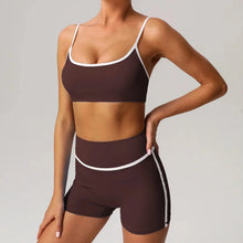 Load image into Gallery viewer, 🖤 Seamless Yoga Set – High Waist, Hip-Lifting
