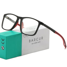 Load image into Gallery viewer, BARCUR Lightweight Sports Reading Glasses for Men &amp; Women – Ultra-Light PC Frame Durable Presbyopia Eyewear with HD Transparent Acrylic Lenses – Comfortable Rectangle Readers for Casual Daily Wear and Outdoor Use
