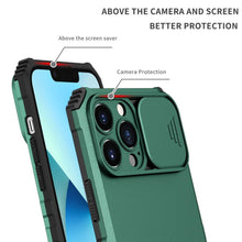 Load image into Gallery viewer, Unique Cover with Camera Protection Heavy Duty Shockproof Protective iPhone 13 Pro Case ShockProof Case For iPhone 13 12 11 Pro Slide Camera Protection Case Dual Layer Armor Case Back Cover
