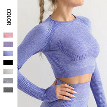 Load image into Gallery viewer, Seamless Yoga Crop Top for Women
