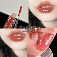 Load image into Gallery viewer, Lip Gloss Long Lasting Moisturizing Easy Halo Dyeing Waterproof Mirror Water Glass Transparent Color Cosmetics
