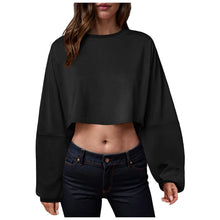 Load image into Gallery viewer, 🧘‍♀️ Women’s Long Sleeve Loose-Fit Crop Top
