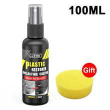 Load image into Gallery viewer, Car Plastic Restorer Back To Black Gloss Plastic Renovator Longlasting Coating Leather Restore Auto Polish Cleaning Products

