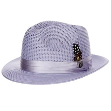 Load image into Gallery viewer, Stacy Adams Dublin- Milan Straw Fedora Hat
