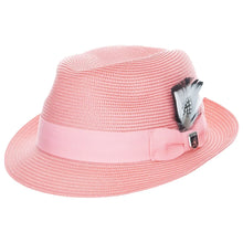 Load image into Gallery viewer, Stacy Adams Belmont - Straw Fedora Hat
