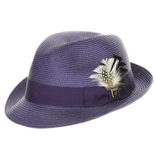 Load image into Gallery viewer, Stacy Adams Belmont - Straw Fedora Hat
