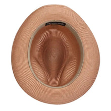 Load image into Gallery viewer, Stacy Adams Moore - Straw Fedora Hat
